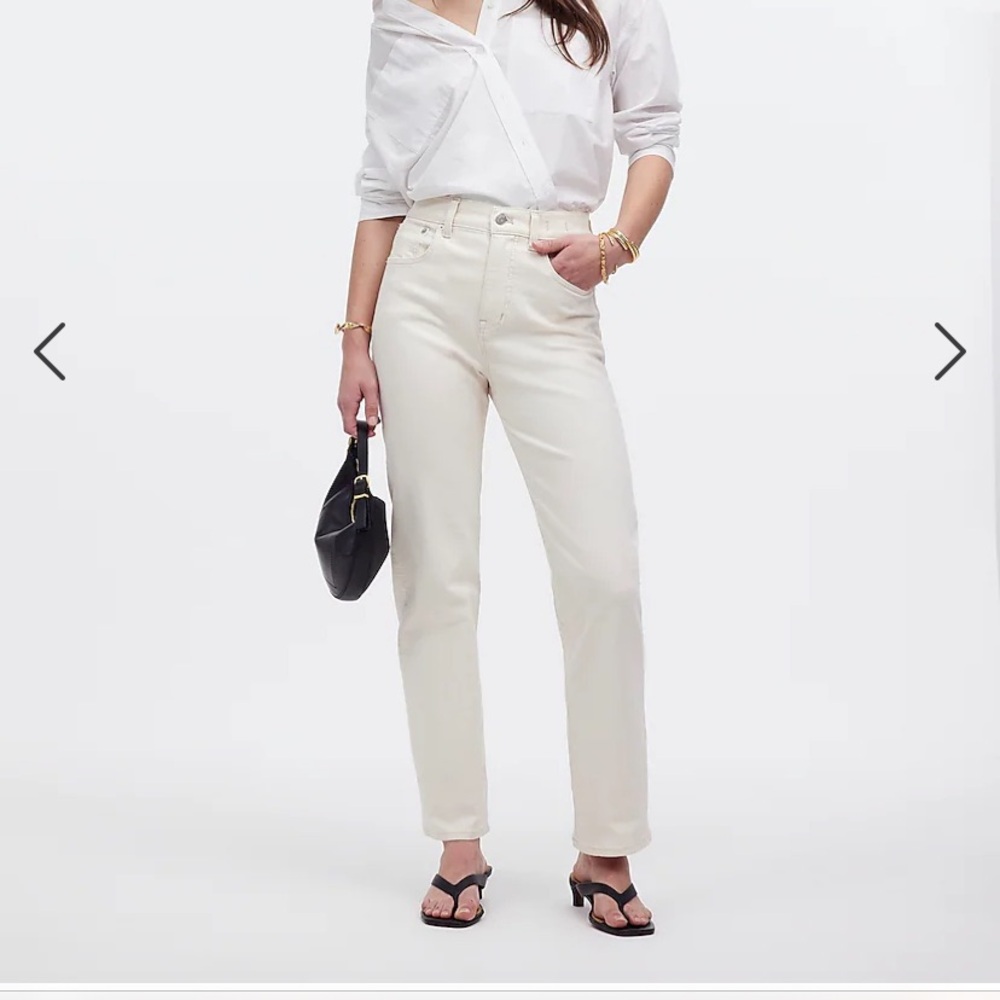 NWT Madewell ecru jean